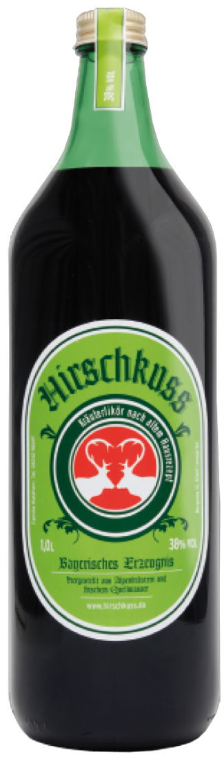 Hirschkuss Bayerischer Kräuterlikör- 0,7 l