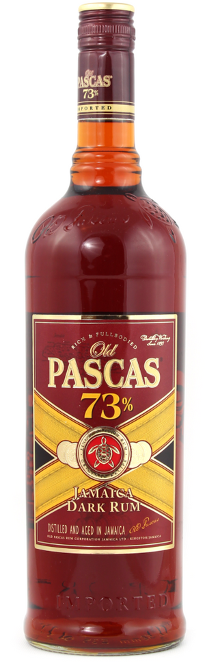 Old Pascas Jamaica Rum 73% - 1,0 l