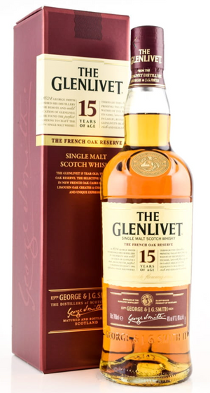 The Glenlivet 15 Jahre Speyside Single Malt - 0,70 l
