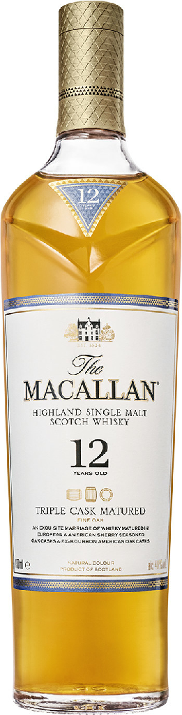 Macallan Highland 12 J. Triple Cask Single Malt - 0,70 l
