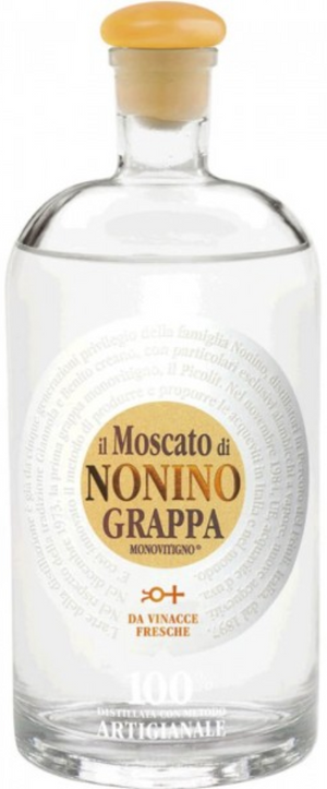 Nonino Grappa Moscato klar Monovitigno - 0,70 l